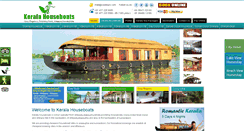 Desktop Screenshot of alappuzhahouseboatskerala.com