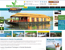 Tablet Screenshot of alappuzhahouseboatskerala.com